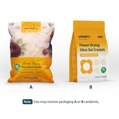 wisedry 10 LBS Silica Gel Flower Drying Crystals, 2 Packs of 5 LBS, 10
