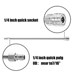 M MINGLE Pressure Washer Extension Wand, Power Lance, 17 inch, 17 Inch