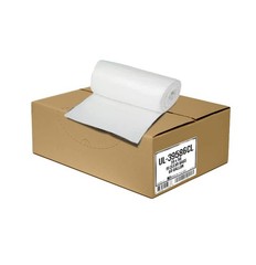 Ultrasac 55-60 Gallon 6.0 Mil Clear Heavy Duty Trash Bags – 39 X 58 – Pack Of