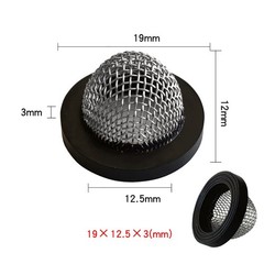 40 Pcs Stainless Steel Hose Coupling Filter Washers with 19 millimeters