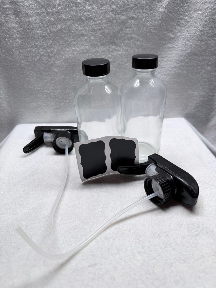 Refillable Spray Bottles 2 Pack Empty Cleaner Bottles Trigger Sprayers New