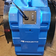 MOUNTO K50-C Air Mover Blower Blue 1.0 HP 115V 11A Model K50-C