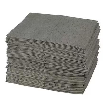 Brady Gp300 Sorbent Pad, 25 Gal, 15 In X 19 In, Universal, Gray, Polypropylene