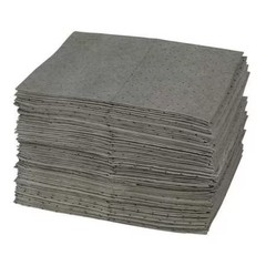 Brady Gp300 Sorbent Pad, 25 Gal, 15 In X 19 In, Universal, Gray, Polypropylene