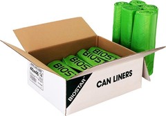 Reli. Biodegradable 40-45 Gallon Trash Bags 250 Count Bulk ASTM D6954 Green