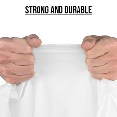 Ultrasac 8 Gallon 0.9 Mil White Drawstring Trash Bags – 20 X 29 – Pack Of 90 –