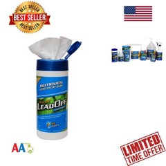 LeadOff Disposable Wipes 45 Count Heavy Metal & Lead Removal Skin & Surface