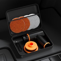 DAMLUX Car Vacuum Cleaner Storage Bag, Eva Pet Hair 1, Black