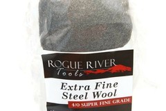 Super Fine Steel Wool 4oz Skein – by Rogue River Tools. 4/0 (0000) Grade, Polish