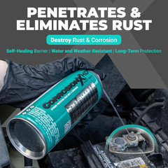 Heavy Duty anti Rust Spray, Dripless Self-Healing Corrosion Inhibitor with Water