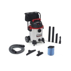 RIDGID 50353 1610RV Stainless Steel 16-Gal. Wet Dry Shop Vacuum with Cart, 6….