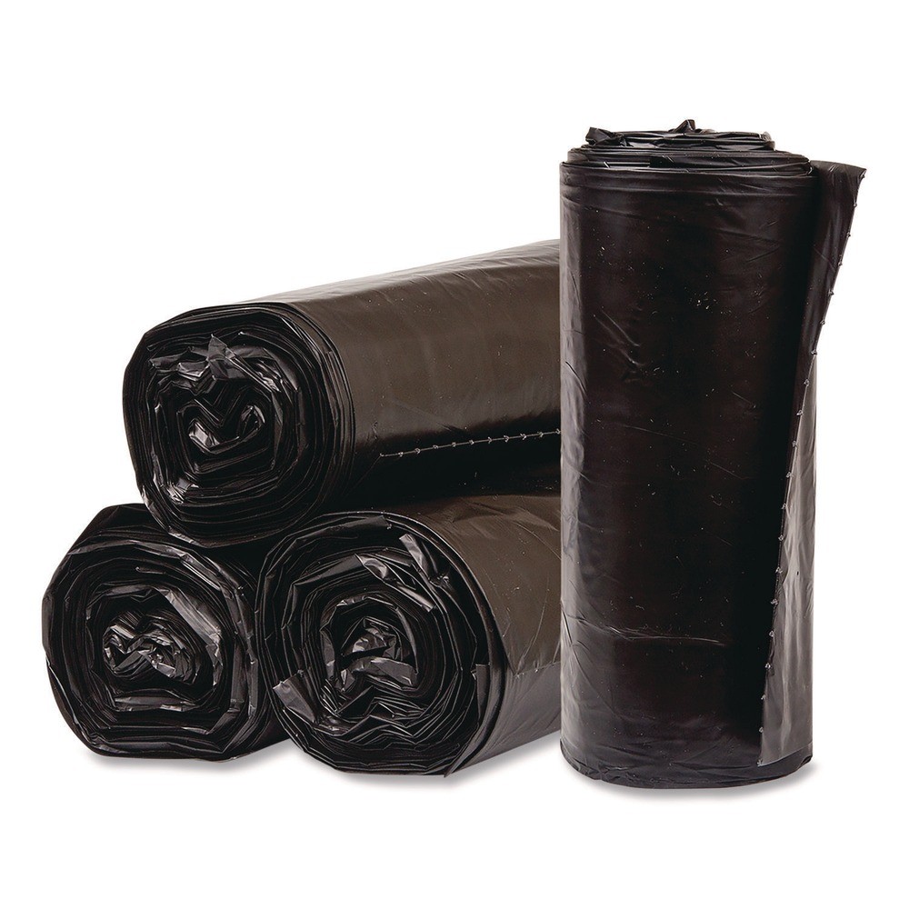 Pitt Plastics EC385812K 60 gal. Eco Strong Can Liners – Black (100/Carton) New