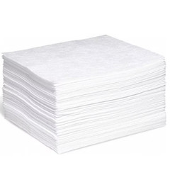 Oil Spill Clean Up Pads (100) Absorbs 20 gal. Contractor Grade Polypropylene
