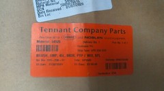 54925 Brush Roll 45″ Tennant 355 355D 355E 385D 385D Floor Sweeper