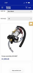 Pump Assembly Complete Replacement Part# PA217BE KaiVac 1750 No-touch Machine