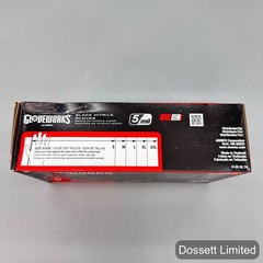 2- Gloveworks by AMMEX Black Nitrile Gloves Large 5 mil Powder & Latex Free 100