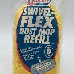 Quickie Swivel-Flex Dust Mop Refill #0654 Type D Yellow New Sealed
