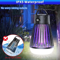 Bug Zapper Indoor Outdoor, 2000V Rechargeable Mosquito Fly Zapper Kilers