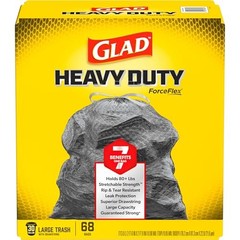 Glad Forceflex Trash Bags 30 68 Count Pack Of 4