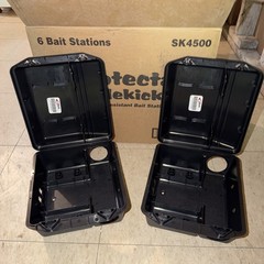 6 Protecta Sidekick Rat / Mouse Rodent Control Baiting Station Tamper Proof Box