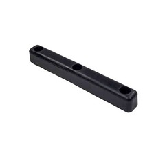 2 Pack 16″x2″x2″ Rectangular Rubber Dock Bumper with 3 Holes Impact Resistant