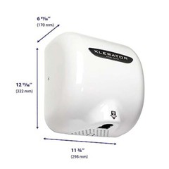Excel Dryer XLERATOR® XL-BW Hand Dryer – White BMC High Speed Automatic Surface