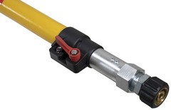 12′ Fiberglass Telescoping Wand 3800 PSI for Cold Water Pressure Washer and Belt