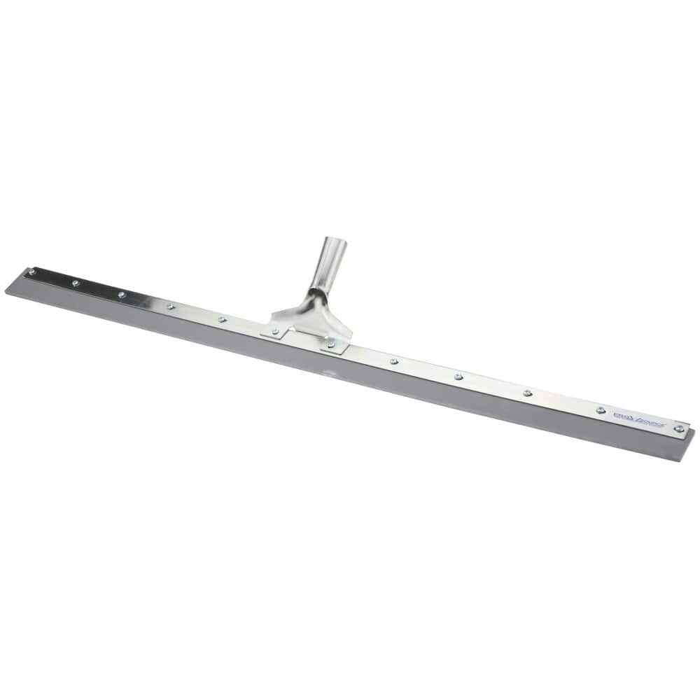 PRO-SOURCE Gray 36″ Wide Rubber Blade Floor Squeegee, Tapered Handle Connection