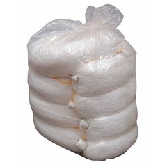 Spilfyter M-51S Sorbent Boom, 56 Gal, 8 In X 10 Ft, Oil, White, 4 Pk
