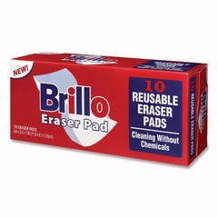 Brillo 56102 3.2″ x 4.6″ Commercial Eraser Pads – White (12/Carton) New