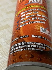 CRC Hydro Force Super Citrus Cleaner/Degreaser, Aerosol Spray, Part# 14440