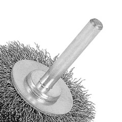 Wire Brush Wheel High Hardness 50mm Stainless Steel Polishing Rotary Tool 2Pcs