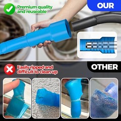 Holikme 2 Pieces Dryer Vent Cleaner Kit, Lint 2 Count (Pack of 1), Blue