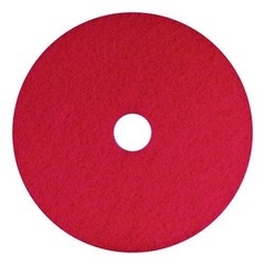 Americo Buffing Pad, 17″ Diameter, Red, 5/Carton