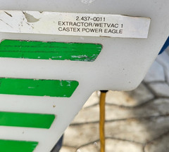 Castex Power Eagle Carpet Extractor Cleaner Machine Parts Repair Vacuum Works