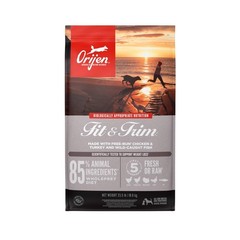 Orijen Grain High Protein Dry Dog Food Fit Trim Recipe 23.5Lb Bag