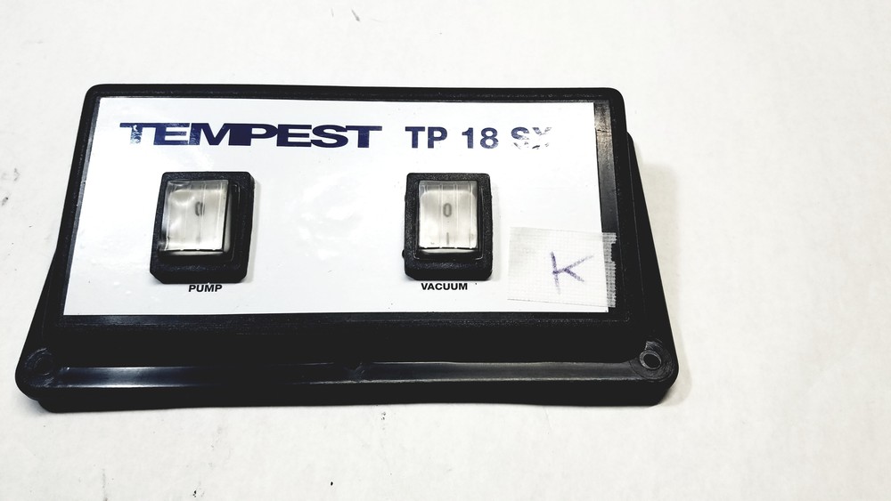 Tempest TP 18SX Control Board, Tempest Vaccum Button Board