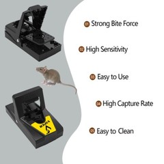 Viper Mouse Trap Lightning Fast Snap Trap 6 Pack of Premium Mouse Traps Pest