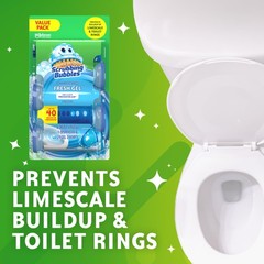 Scrubbing Bubbles Fresh Gel Toilet Bowl Cleaning 24 Count (Pack of 1), multi