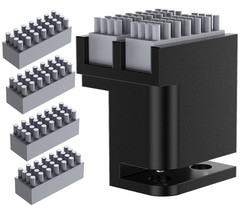 Nozzle Wiper Brush Kit with 4 Silicone Brushes Compatible with 3D Printer