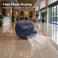 1/2 HP Air Mover High power copper motor heavy-duty housing with Carry handle