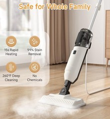 Multi-Purpose Steam Mop & Handheld Steamer – Pet-Friendly Floor Cleaner