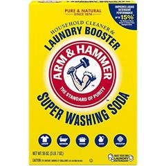 ARM & HAMMER Super Washing Soda Household Cleaner 55 Ounce (Pack of 2), Multi