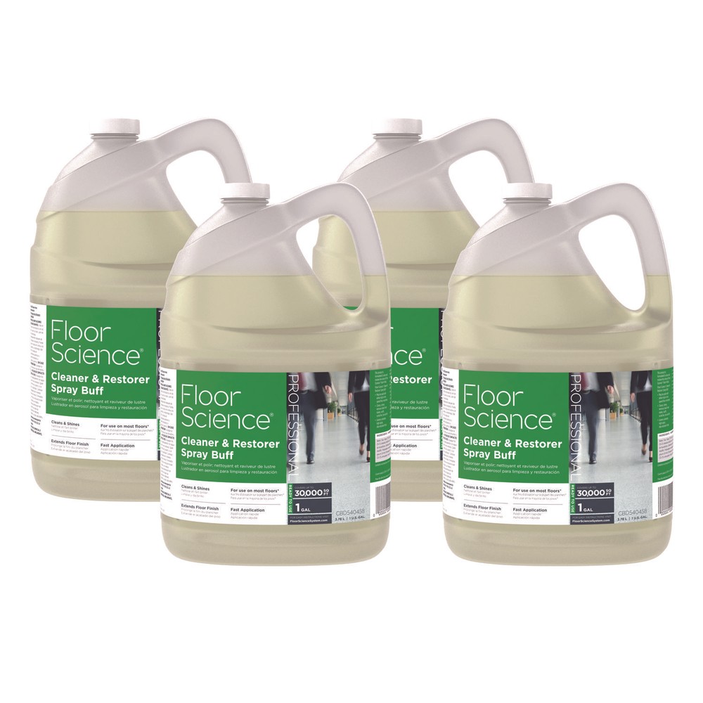 Diversey Floor Science Cleaner/Restorer Spray Buff, Citrus Scent, 1 gal Bottle