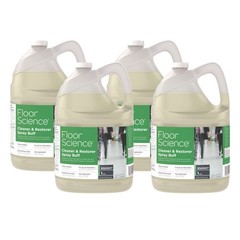 Diversey Floor Science Cleaner/Restorer Spray Buff, Citrus Scent, 1 gal Bottle