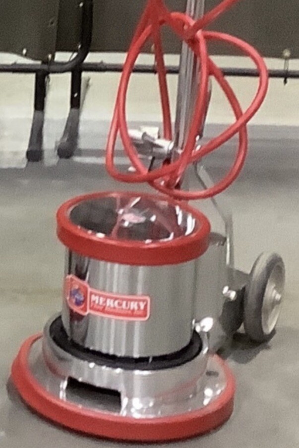 Mercury Hercules Floor Polisher / Buffer W / Pad Driver H-13E With 1305 175 RPM