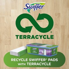 Swiffer Sweep + Mop, Wet Pads Refill, Floor 24 Count (Pack of 1), White