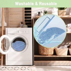 8 Pack S7 Vacuum Mop Replacement Pads for Xiaomi Roborock 8 pack, Blue