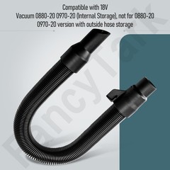 14-37-0105 18v/28v Wet/Dry Vac Hose Assembly for 18V Vacuum 0880-20 Black