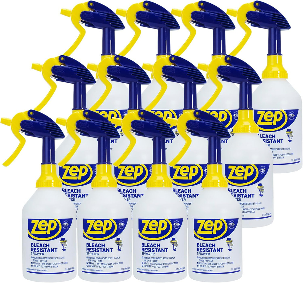 Bleach Resistant Professional Sprayer Bottle – 32 Oz (Case of 12) – ZUPRO2-30 Fo